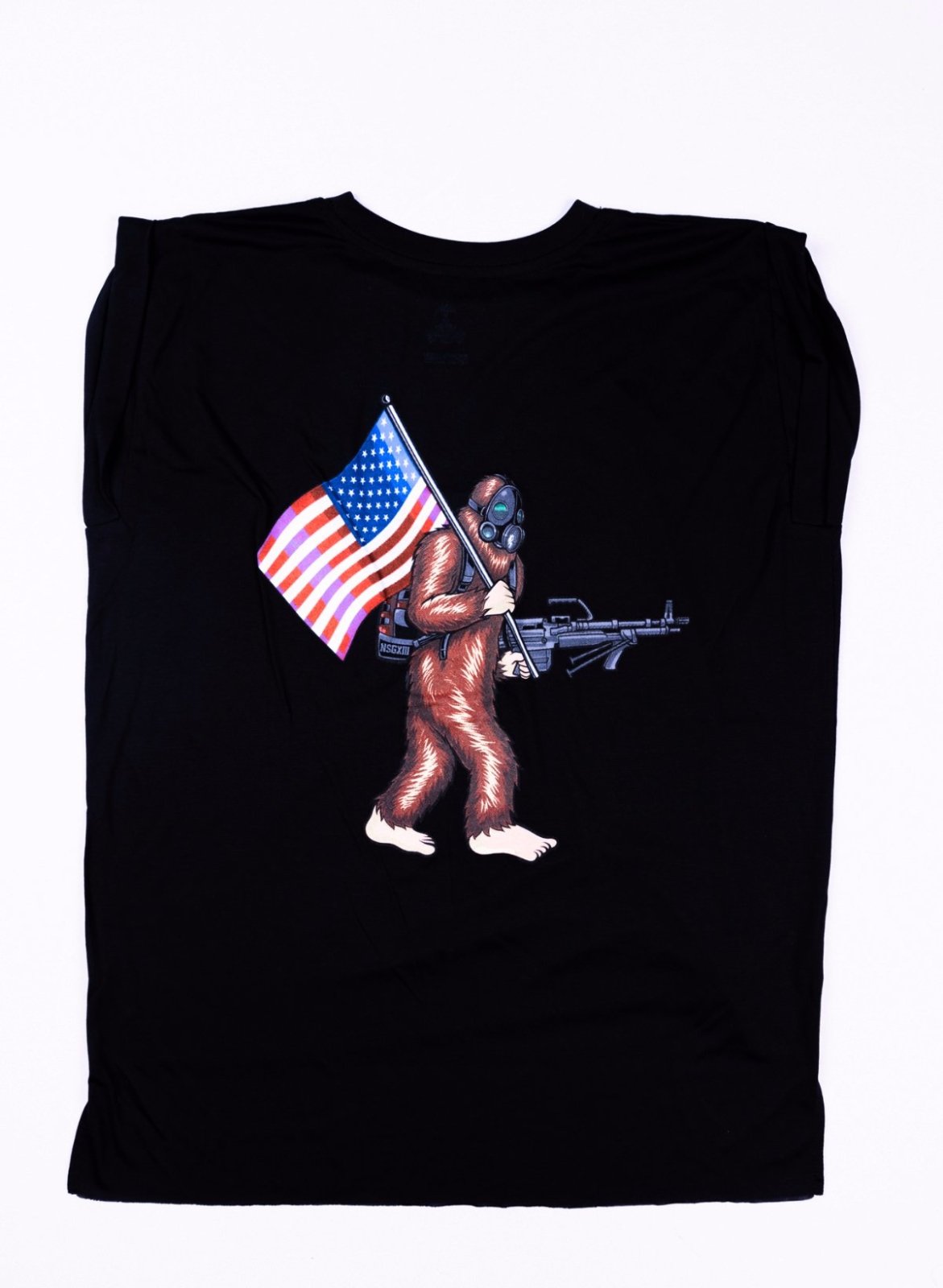 Freedom Sasquatch Rolled Cuff Tee - NoSurrenderGear