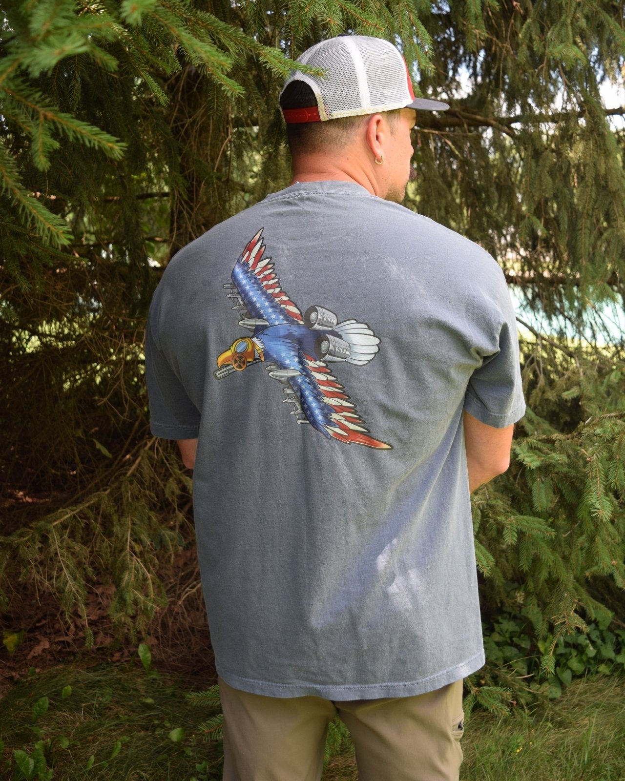BRRRT Heavyweight Tee | Faded Navy - NoSurrenderGear