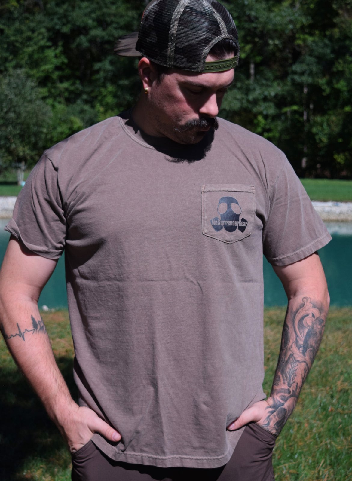 Buck Fever Heavyweight Tee | Coffee - NoSurrenderGear