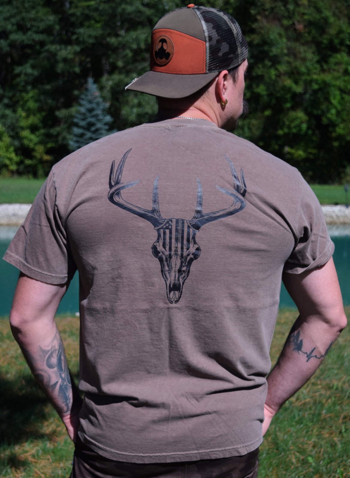 Buck Fever Heavyweight Tee | Coffee - NoSurrenderGear