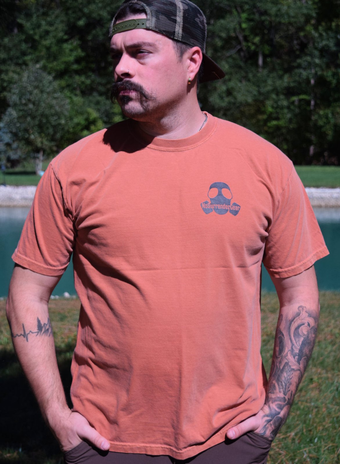 Campfire Heavyweight Tee | Yam - NoSurrenderGear