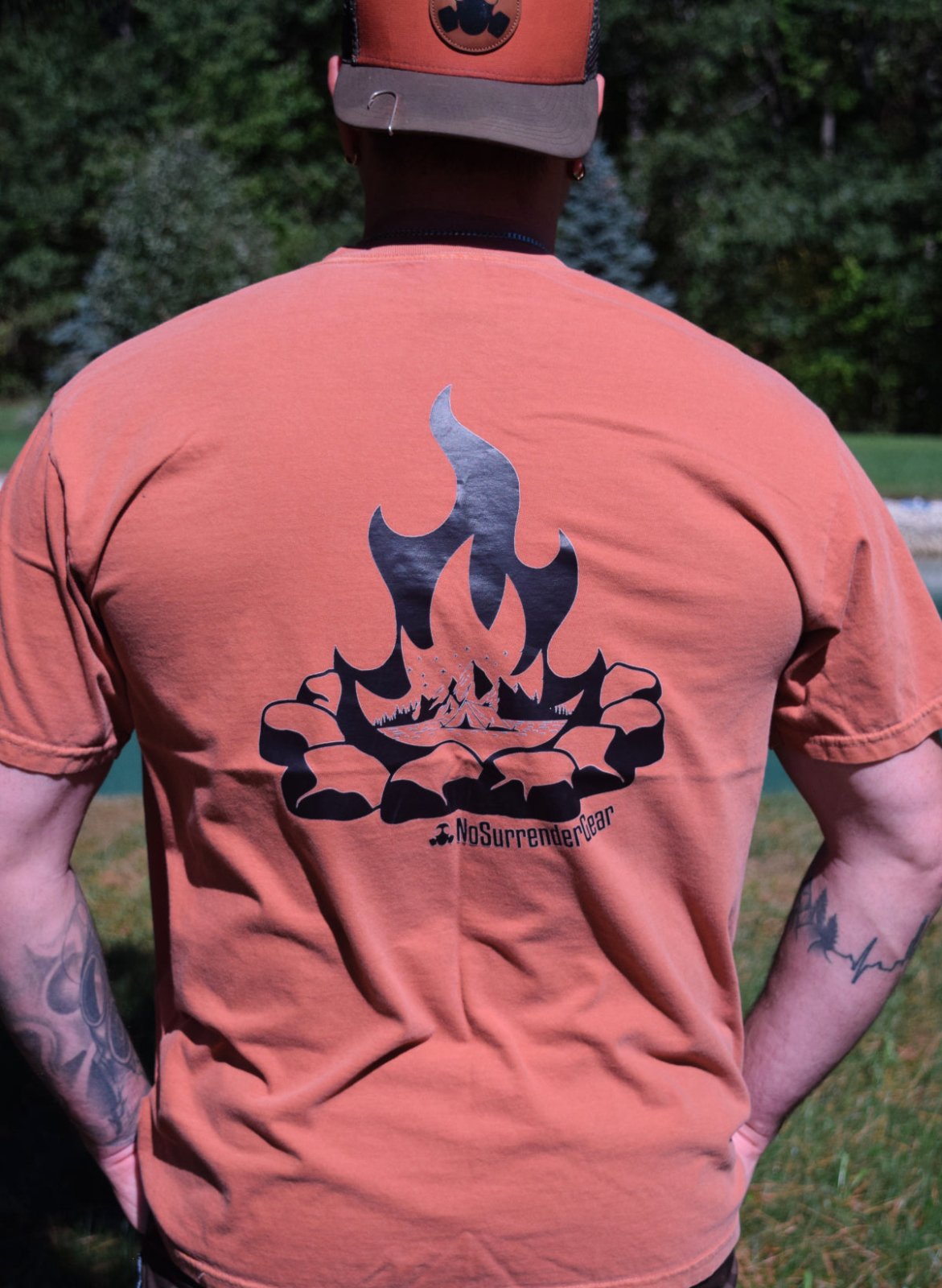 Campfire Heavyweight Tee | Yam - NoSurrenderGear