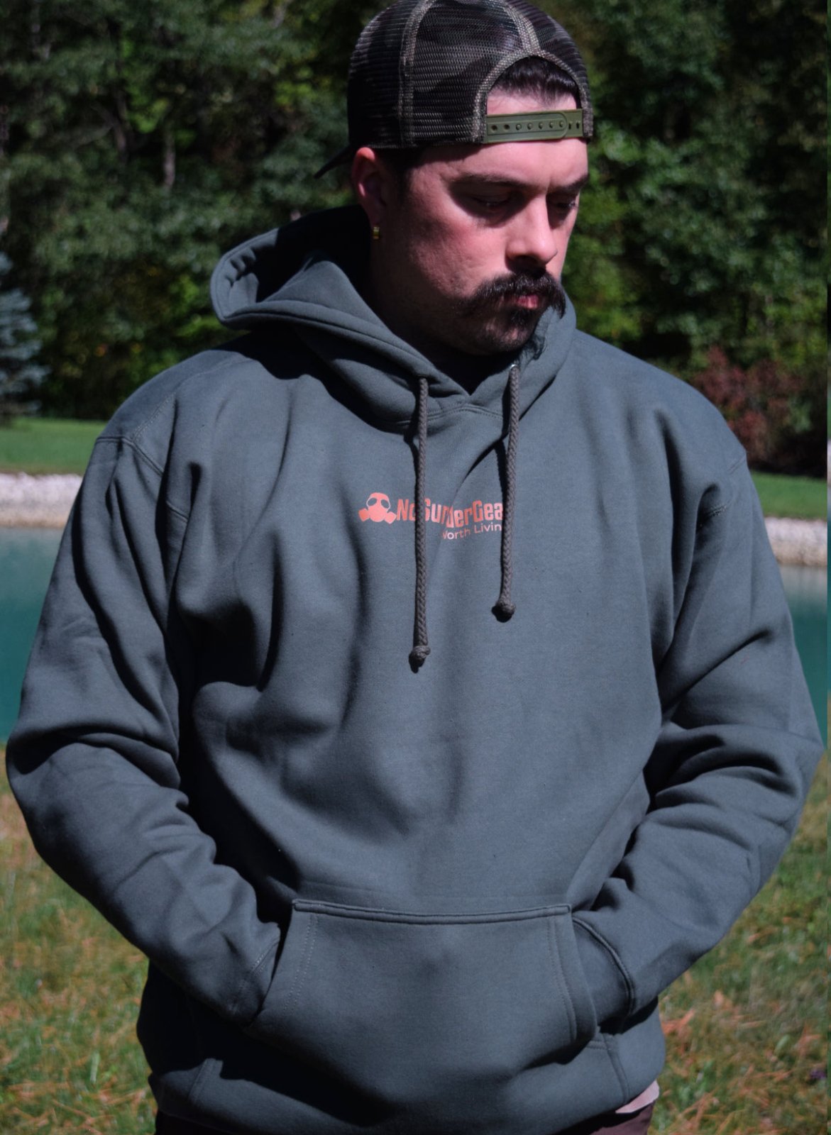 Camping SZN Hoodie | Alpine Green - NoSurrenderGear