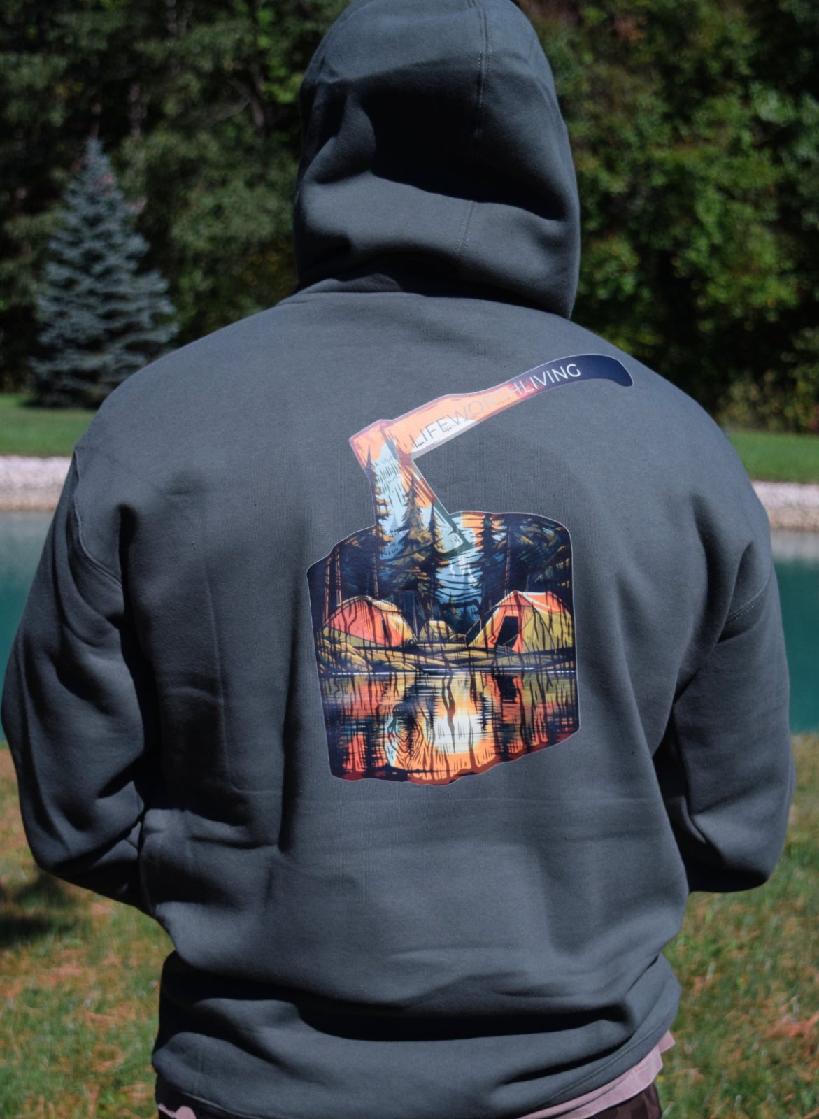Camping SZN Hoodie | Alpine Green - NoSurrenderGear