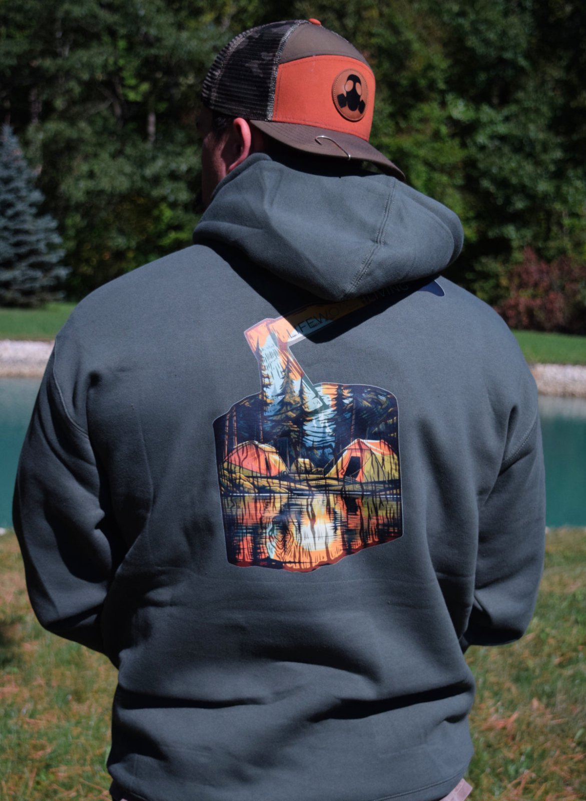 Camping SZN Hoodie | Alpine Green - NoSurrenderGear