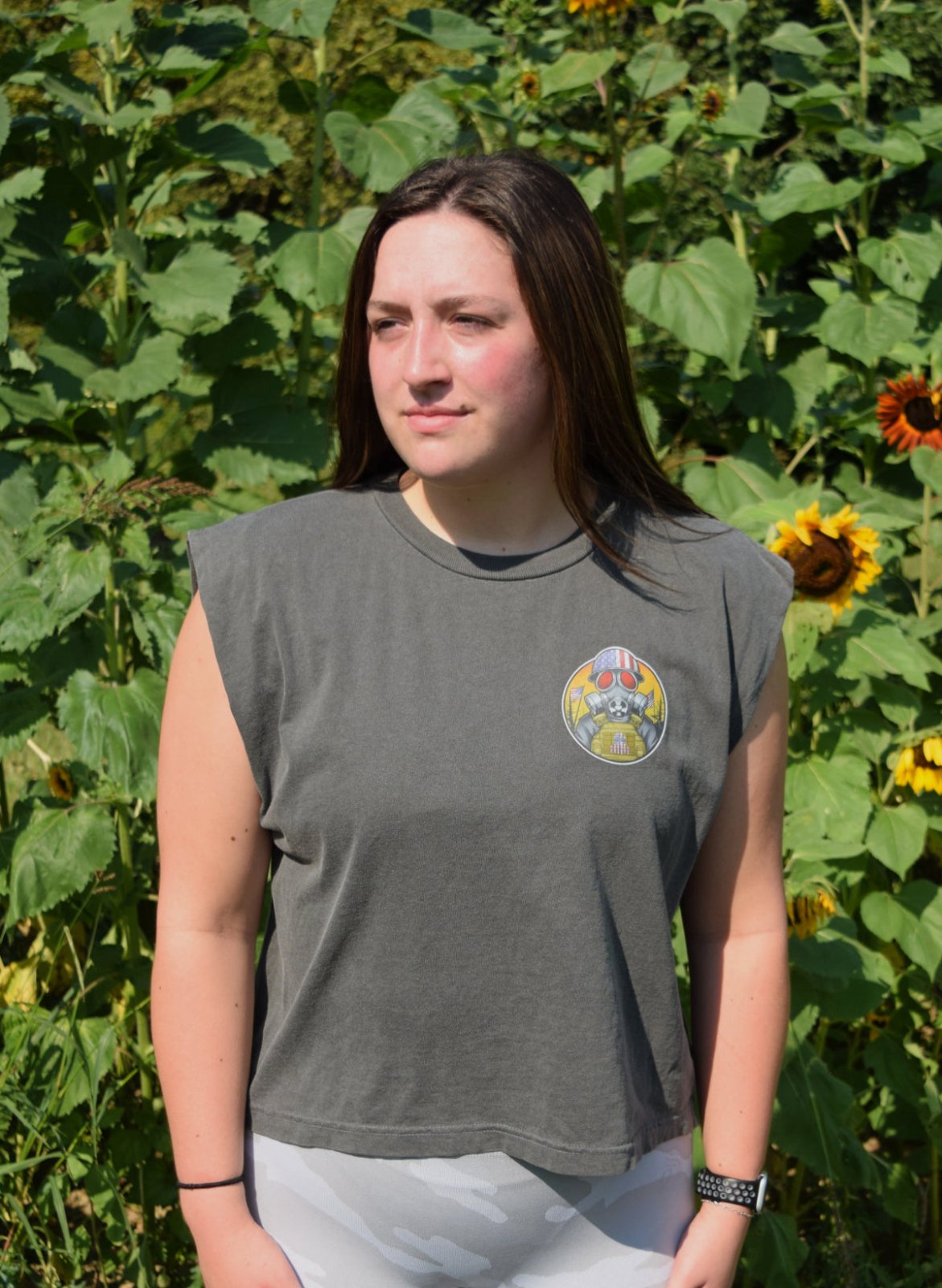 Doomsday Heavyweight Crop | Charcoal - NoSurrenderGear