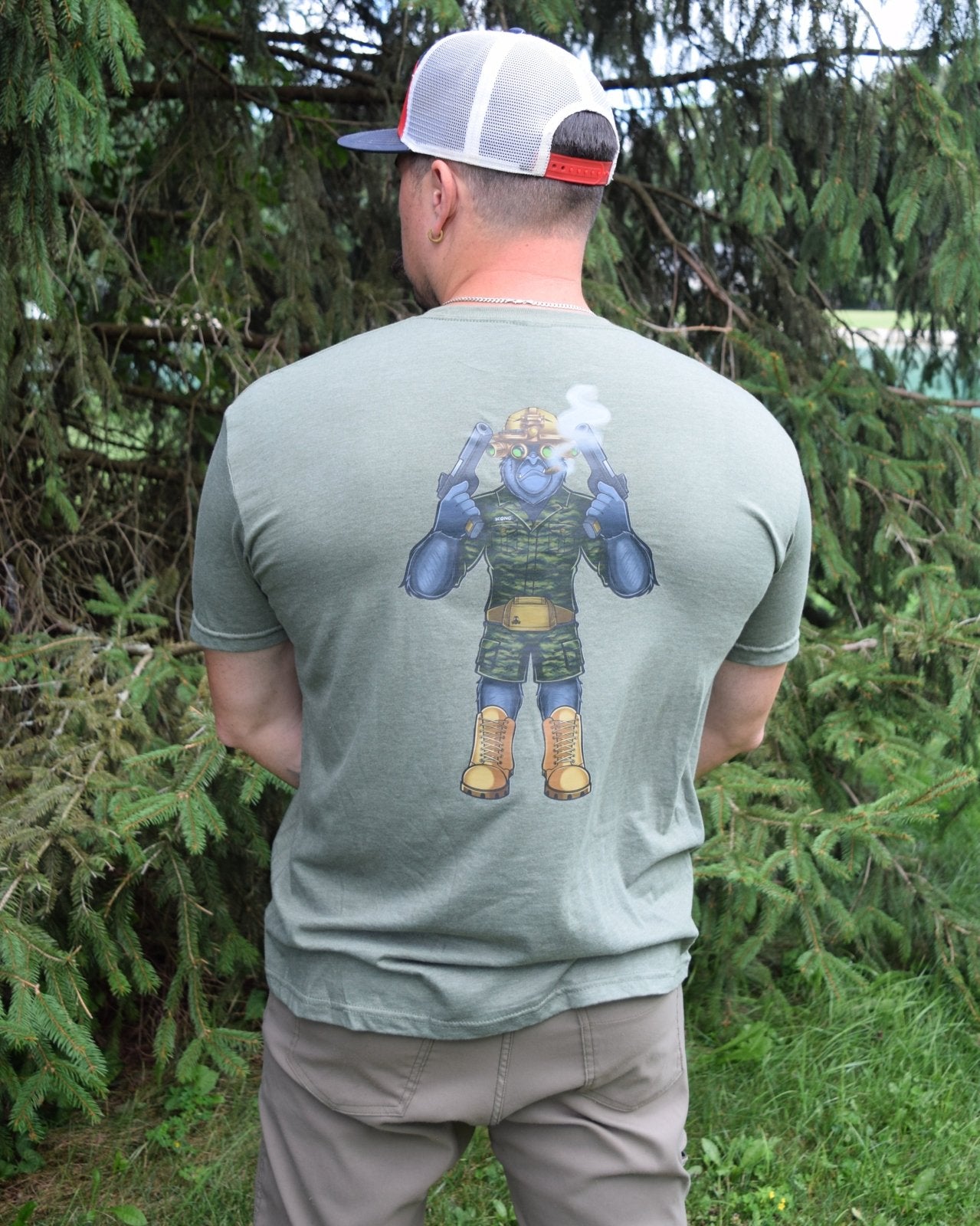 Gorilla Warfare Tee | Cactus - NoSurrenderGear