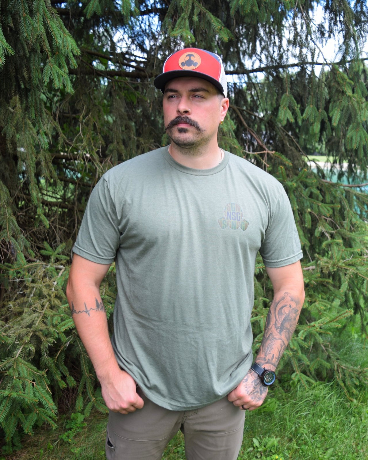 Gorilla Warfare Tee | Cactus - NoSurrenderGear
