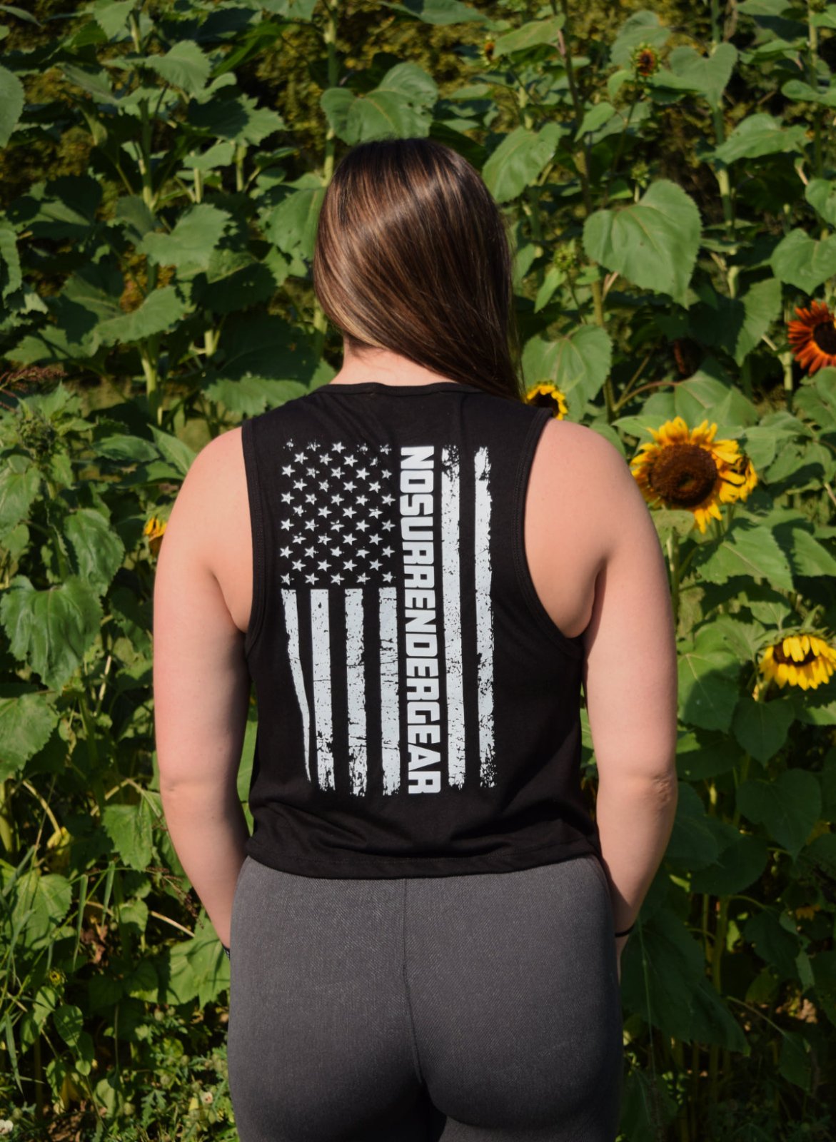 NoSurrender Flag Crop | Black - NoSurrenderGear