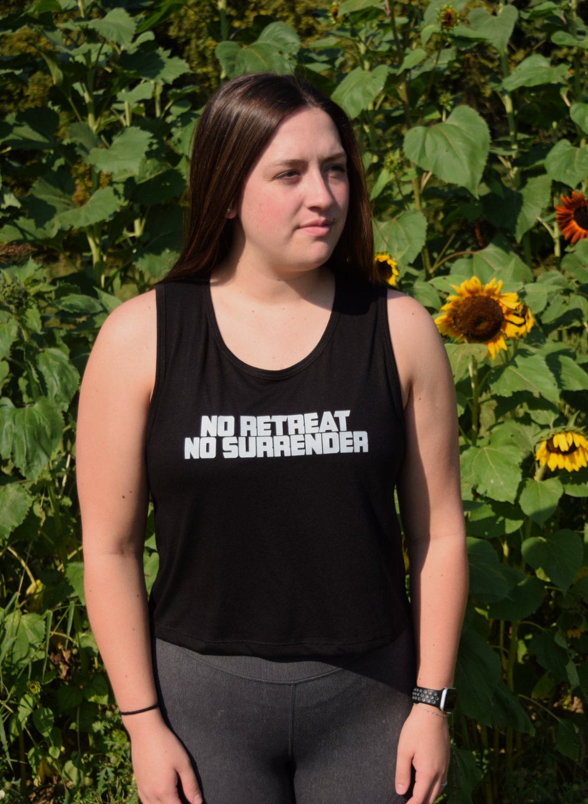 NoSurrender Flag Crop | Black - NoSurrenderGear