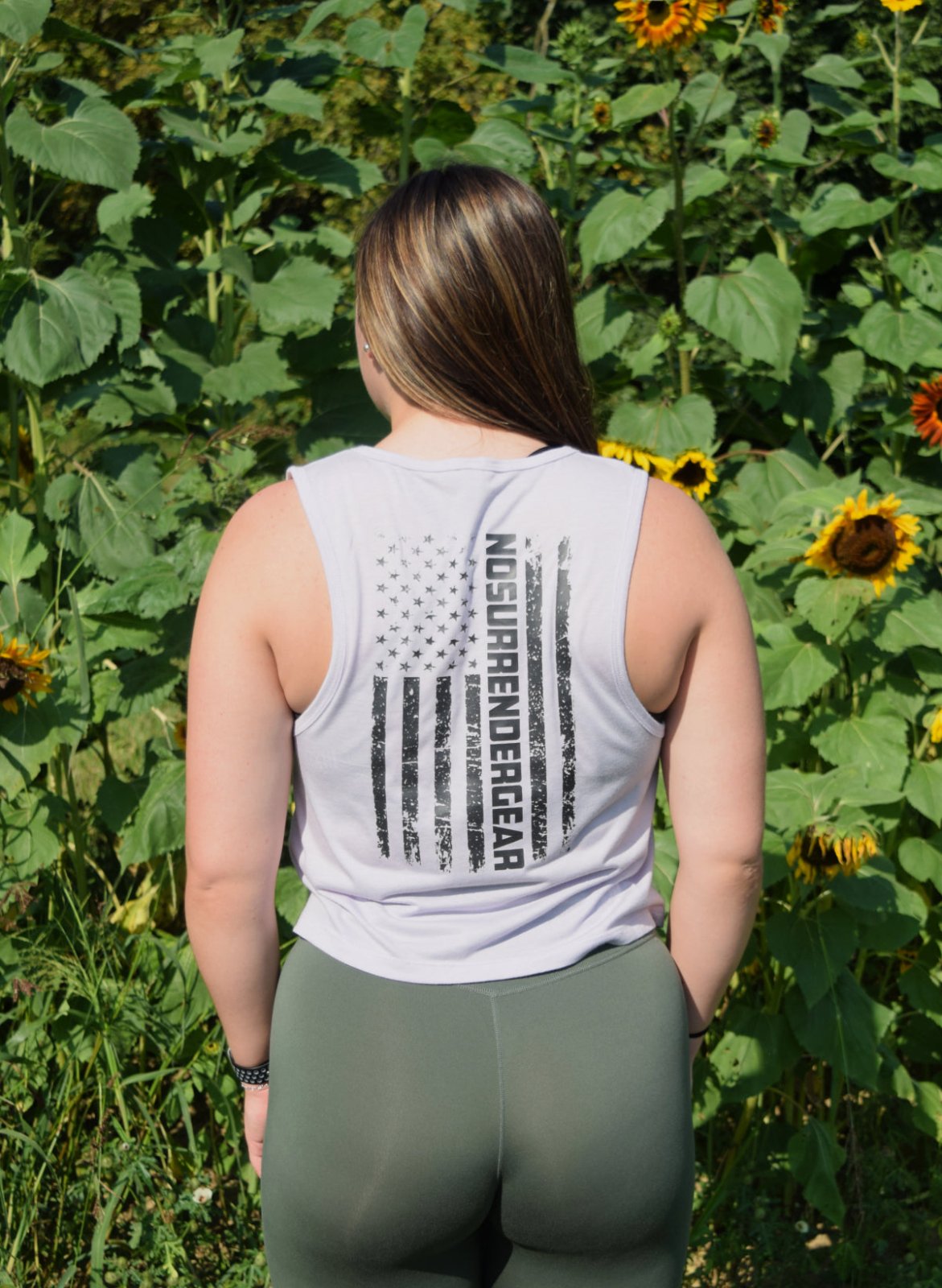 NoSurrender Flag Crop | Lavendar - NoSurrenderGear