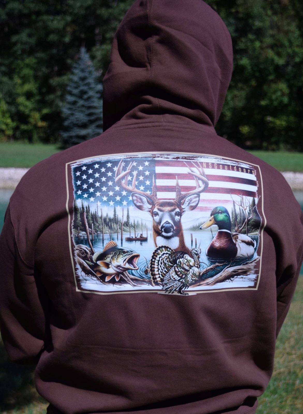 NSG Outdoors Hoodie | Brown - NoSurrenderGear