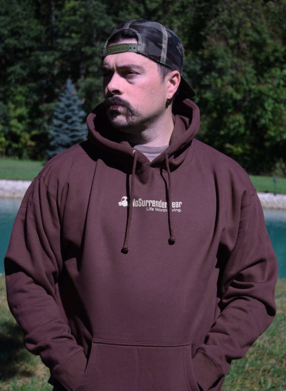 NSG Outdoors Hoodie | Brown - NoSurrenderGear
