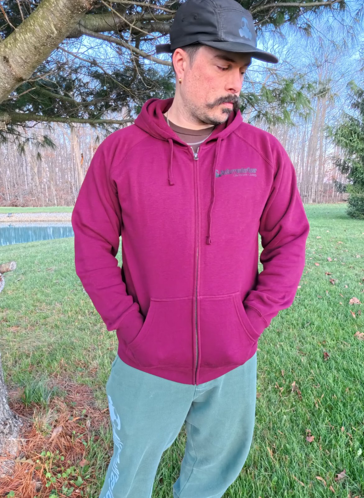 Sunset Summit Zip Hoodie - NoSurrenderGear