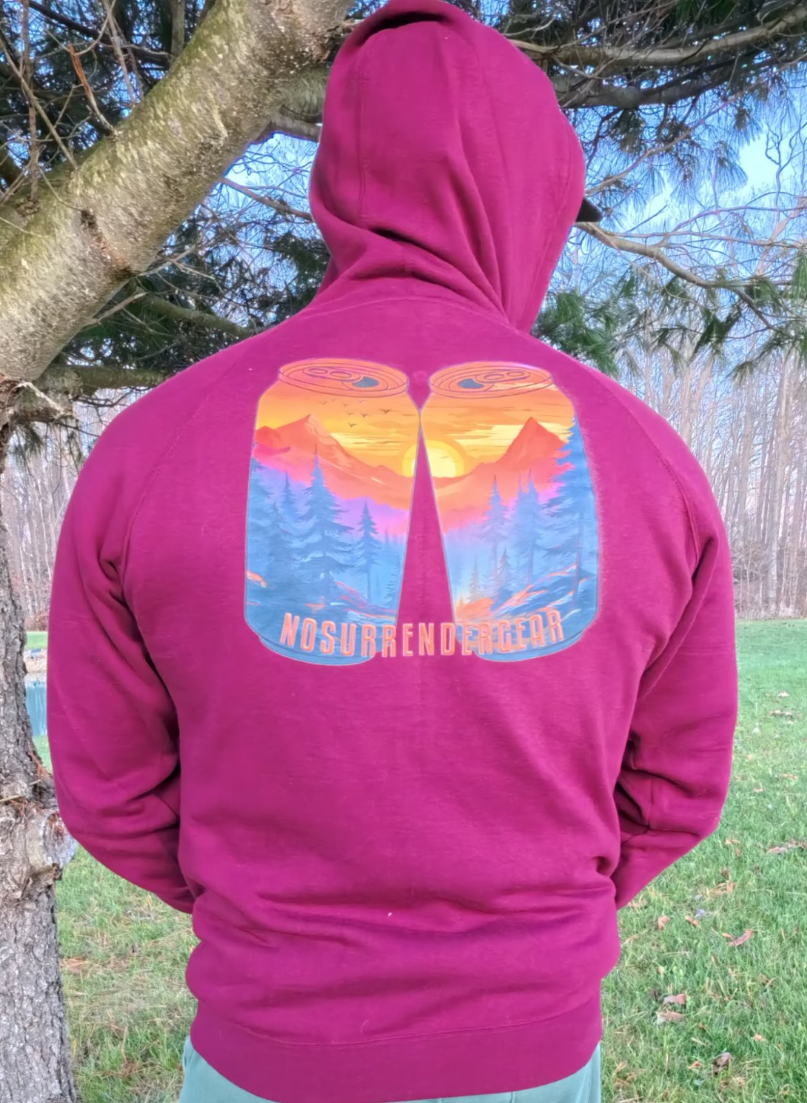 Sunset Summit Zip Hoodie - NoSurrenderGear
