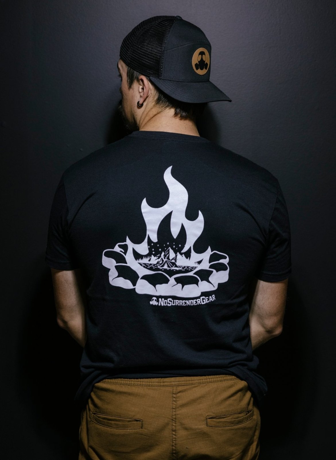 Campfire Tee | Black - NoSurrenderGear