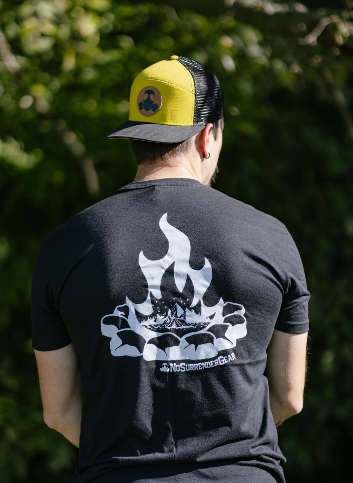 Campfire Tee | Black - NoSurrenderGear