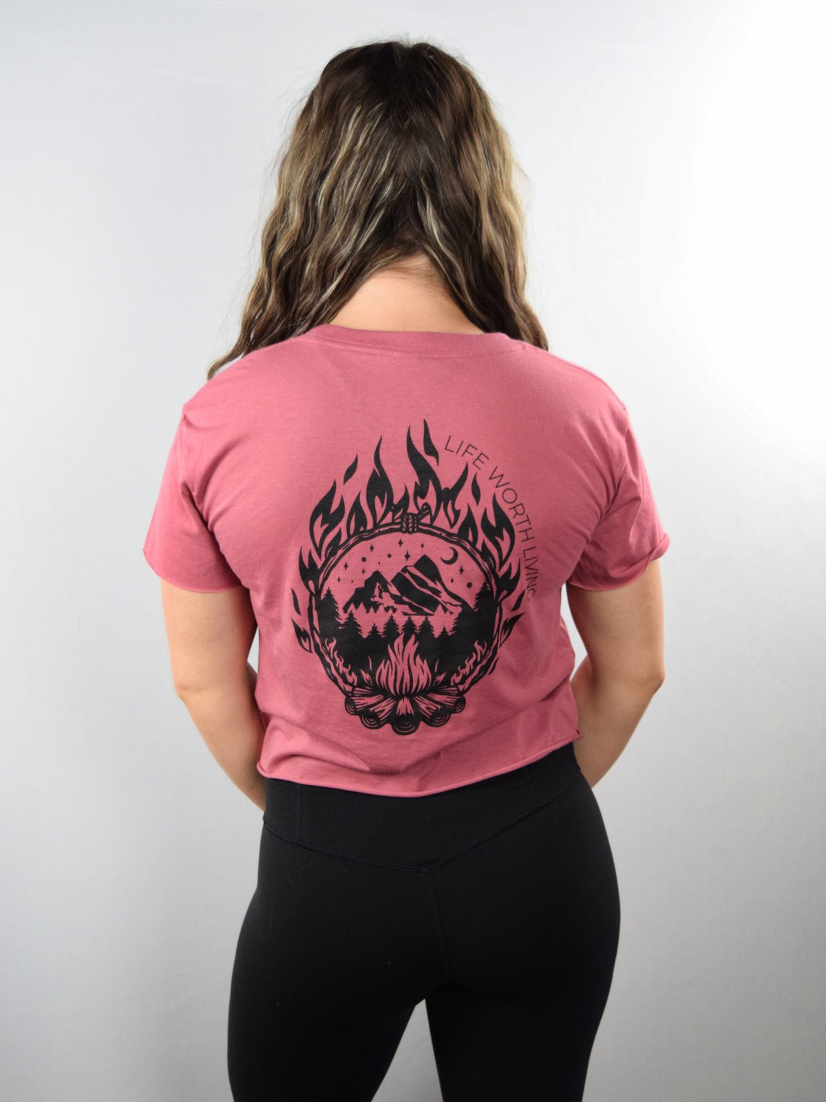 Fireside Crop Tee - NoSurrenderGear