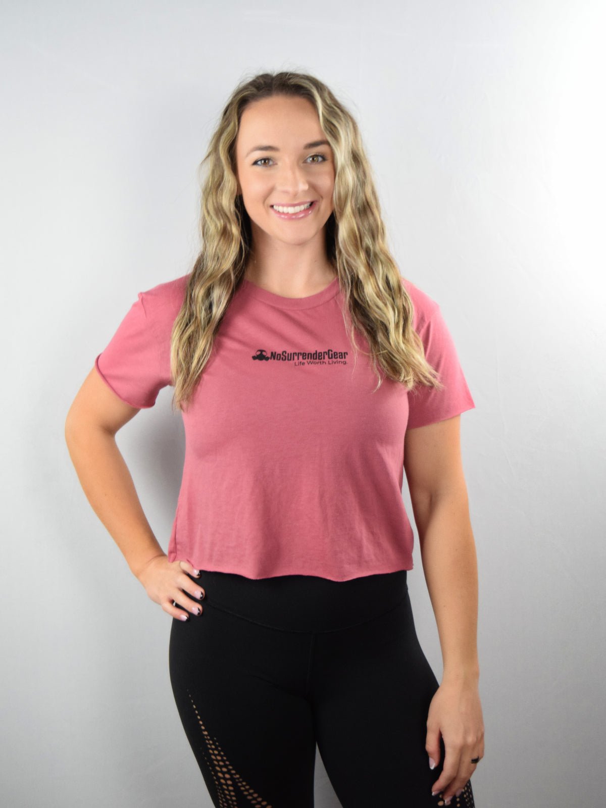 Fireside Crop Tee - NoSurrenderGear