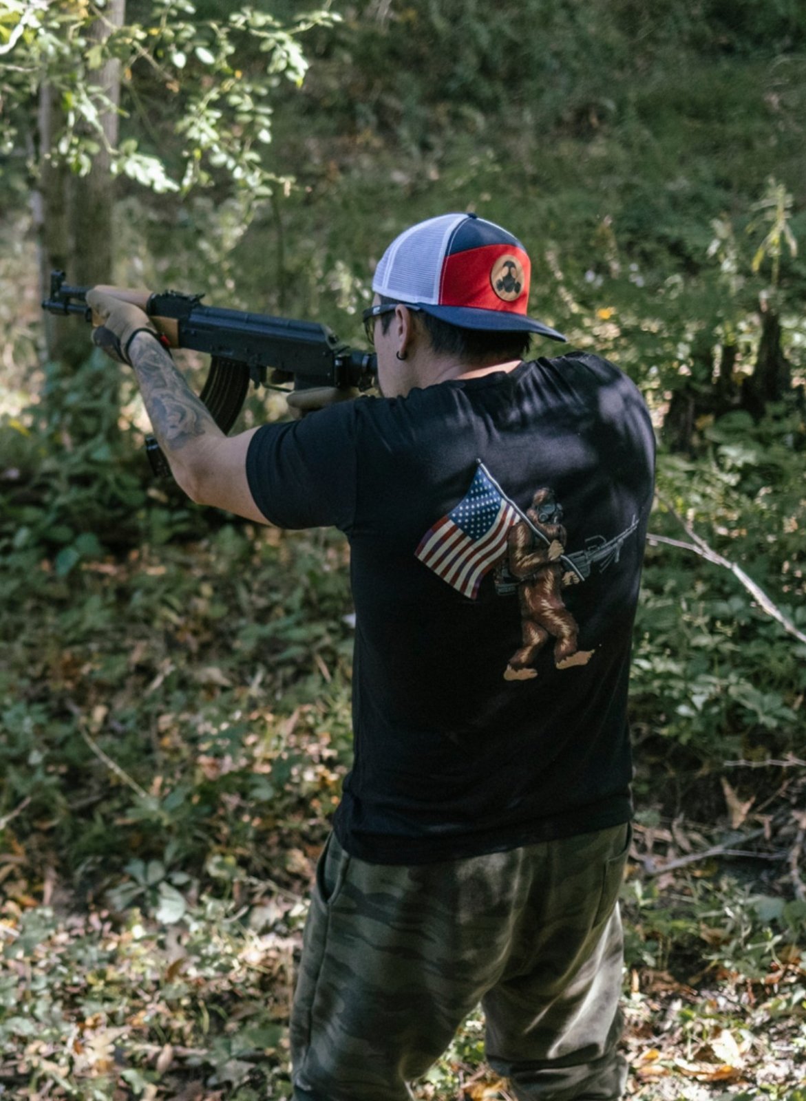 Freedom Sasquatch Tee - NoSurrenderGear