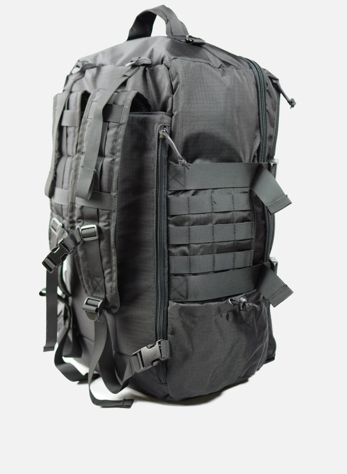 Grizzly Pack: Rugged Outdoor Gear Hauler & Backpack Black Onyx