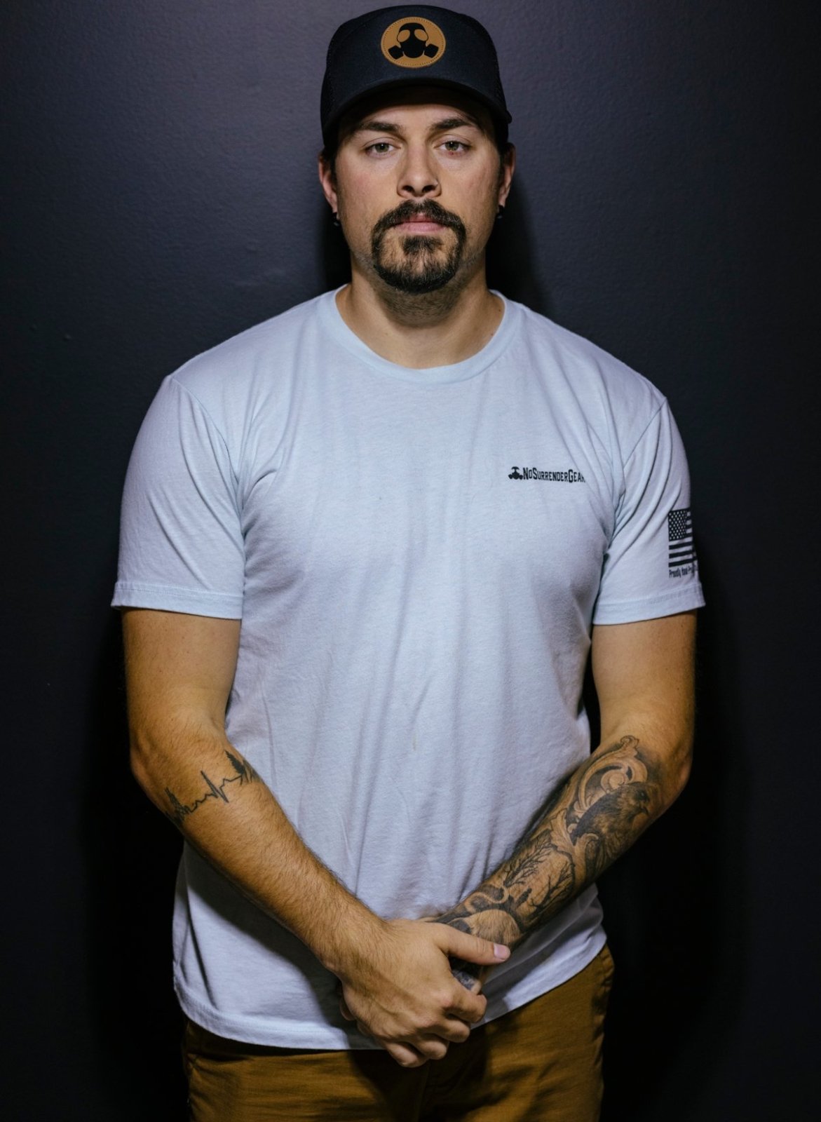 Hooked Up Tee | Ice Blue - NoSurrenderGear