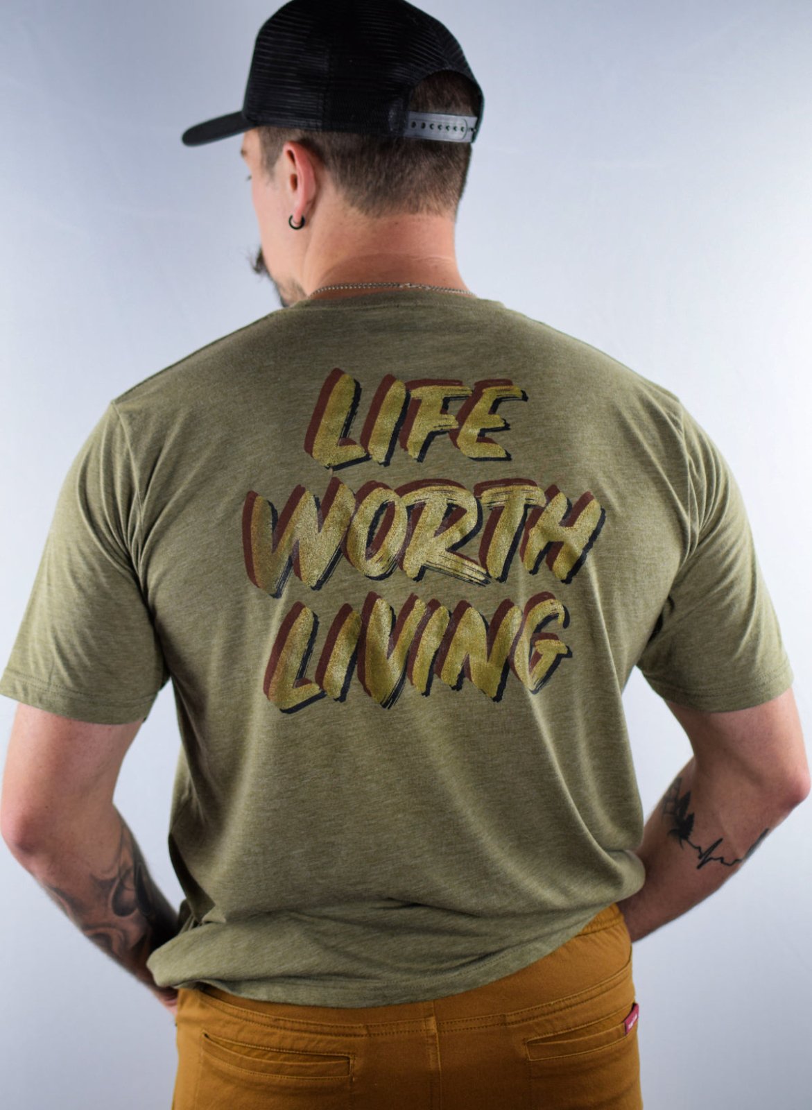 Life Worth Living Tee - NoSurrenderGear