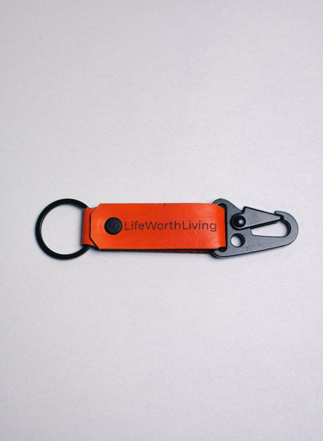 LifeWorthLiving Keychain - NoSurrenderGear