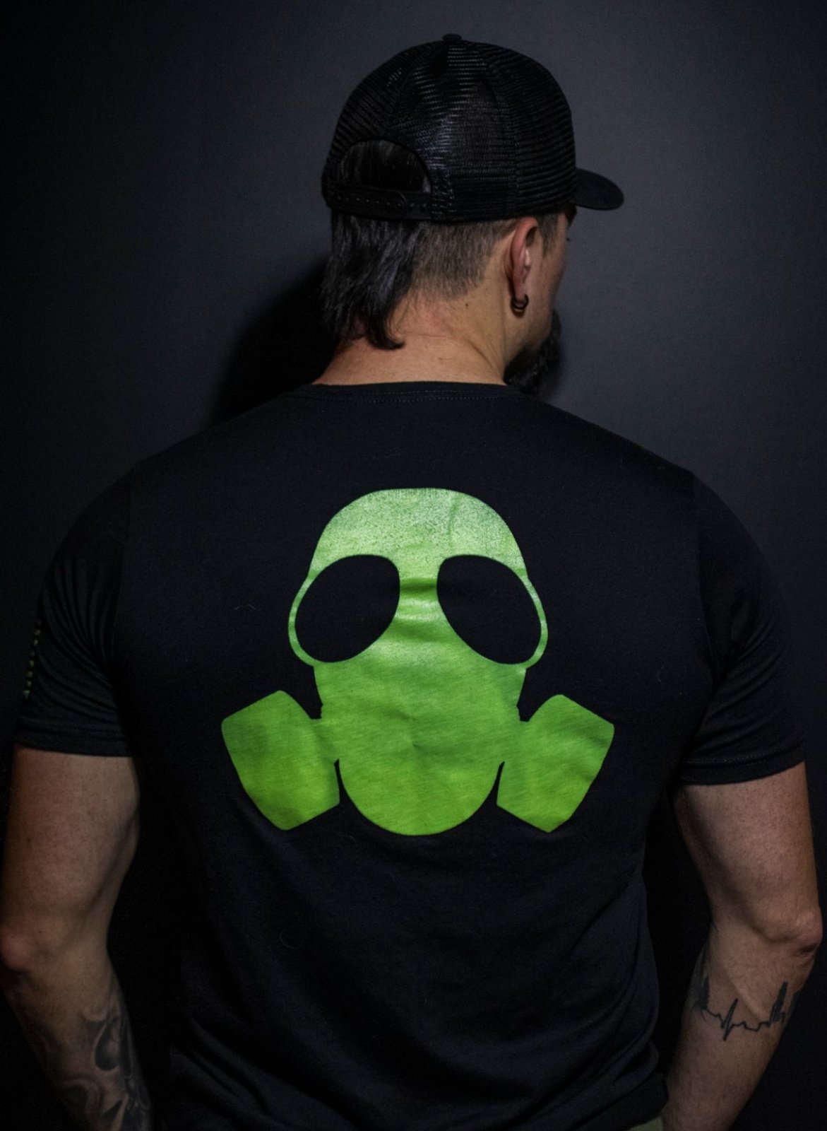 Neon Gas Mask Tee - NoSurrenderGear