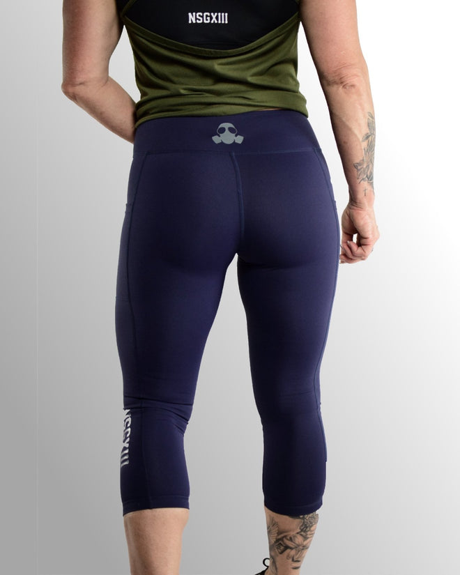 Nova 3/4 Tights | Navy - NoSurrenderGear