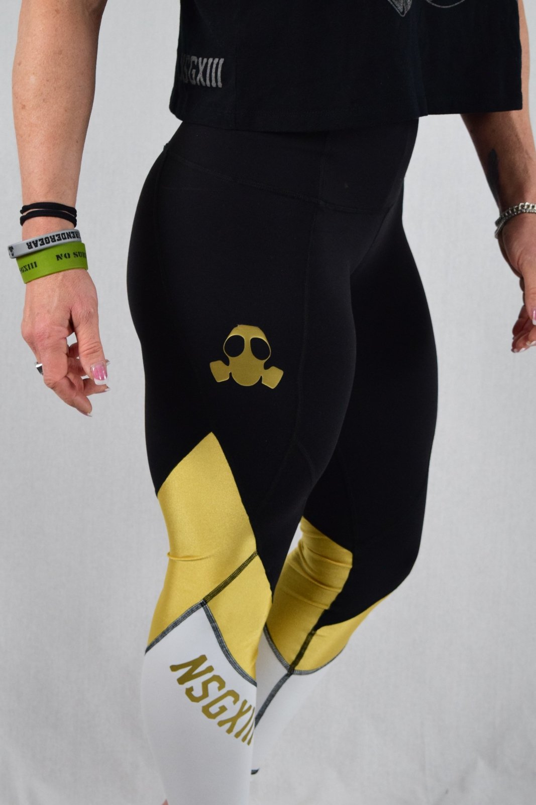 NSG Performance Tights | Black&Gold - NoSurrenderGear