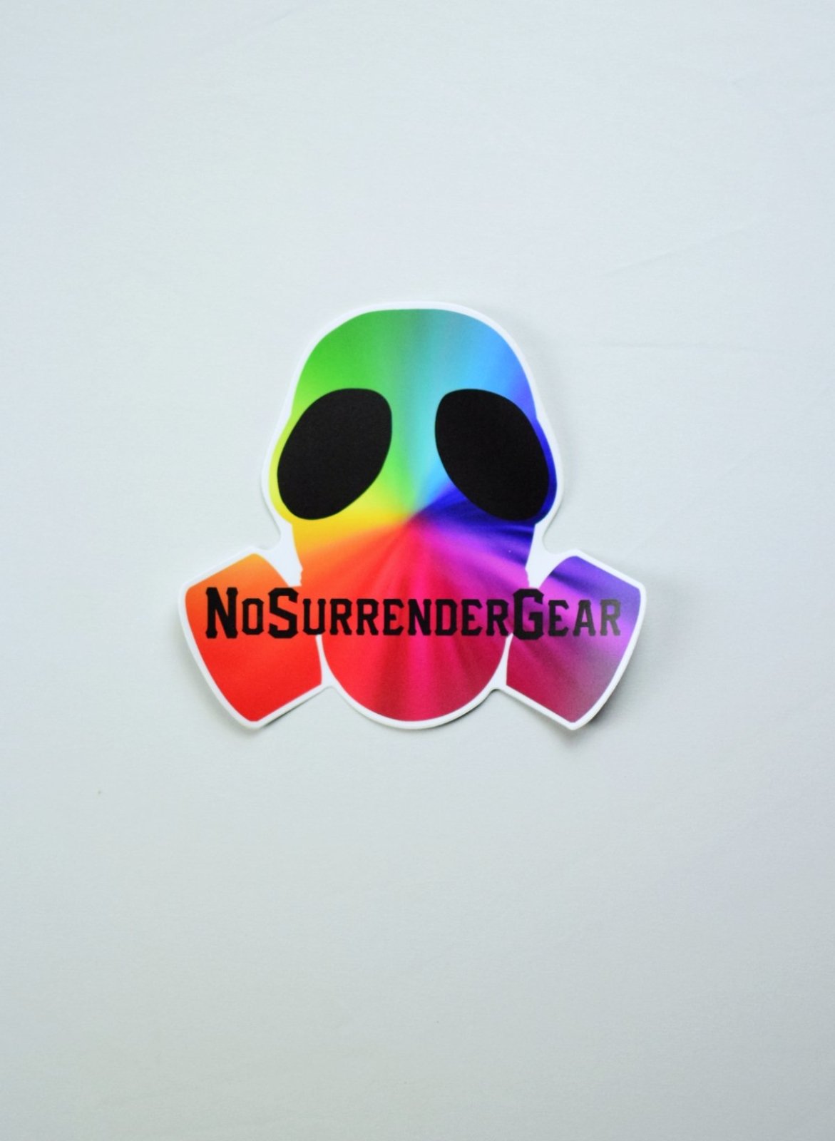 Rainbow GasMask Decal - NoSurrenderGear