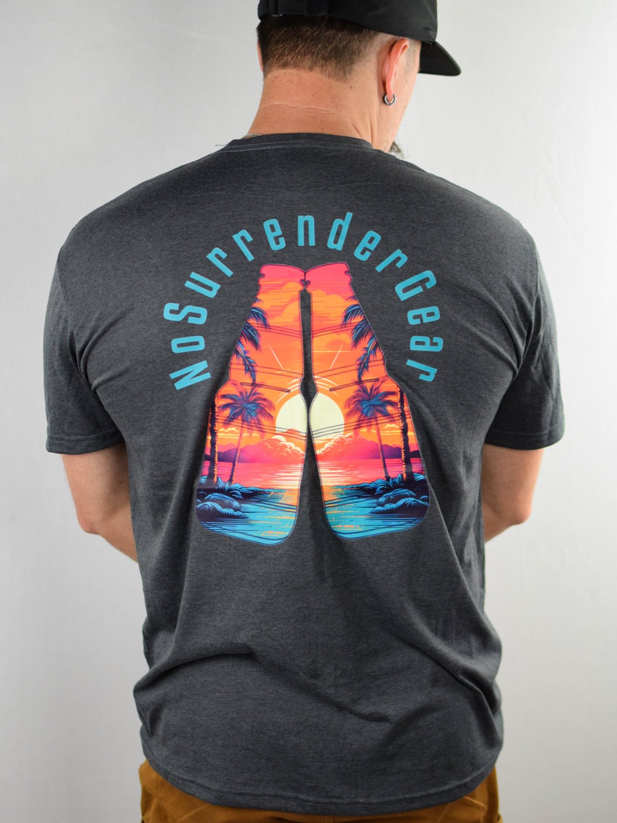 Seaside Sunset - Cheers Tee - NoSurrenderGear