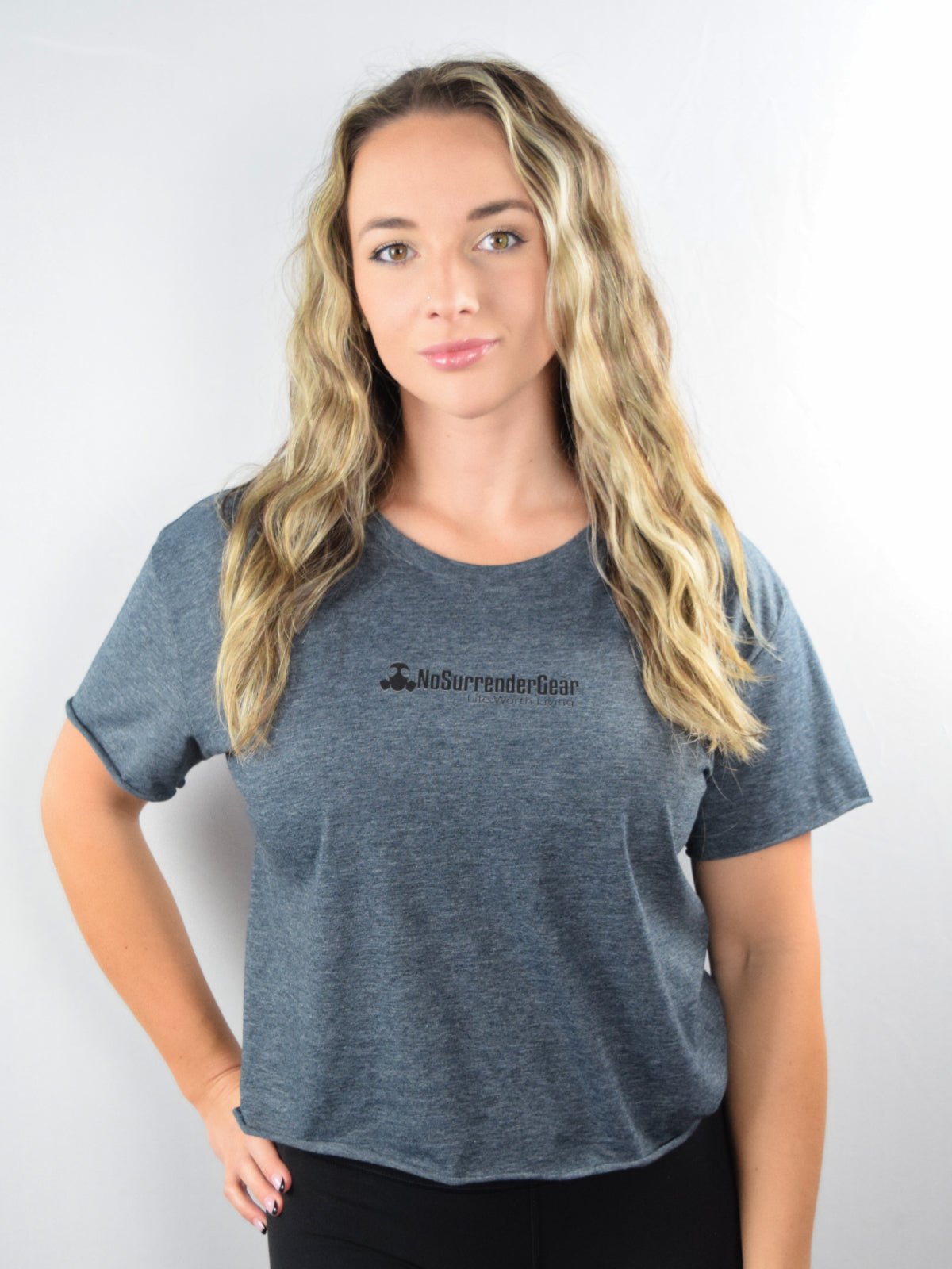 Sunset Summit - Cheers Crop Tee - NoSurrenderGear